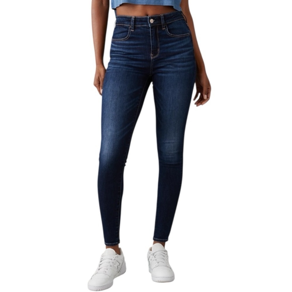 American Eagle High Rise Jegging Dark Wash Denim Jeans Size 10L W30 L30 NWT